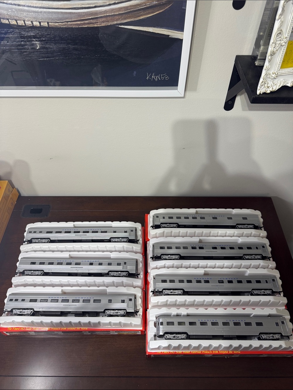 IHC Reading Company 1930’s HO Scale 7 Piece Passenger Car Set (New)